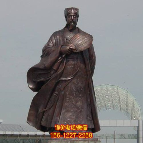 鑄銅人物景觀雕塑，點綴廣場氣派