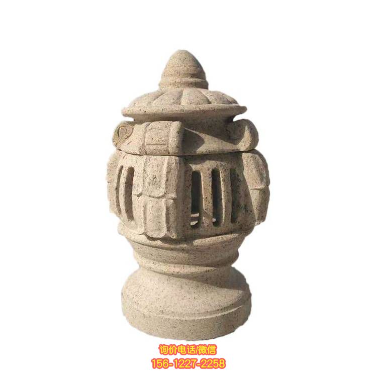 花崗巖雕塑，完美裝點園林寺廟