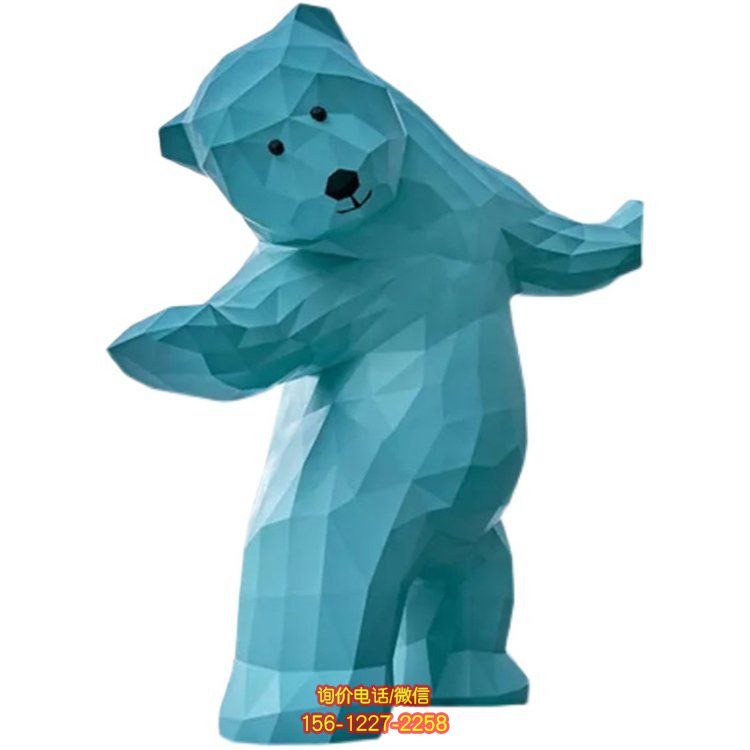 玻璃鋼切面雕塑，優雅而靈動