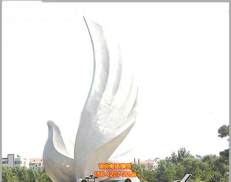 鴿子雕塑-公園廣場創意不銹鋼創意鴿子雕塑