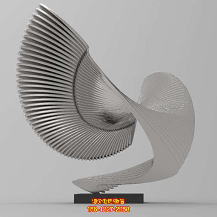 室內(nèi)創(chuàng)意不銹鋼戶(hù)外園林景觀擺件抽象景觀擺件