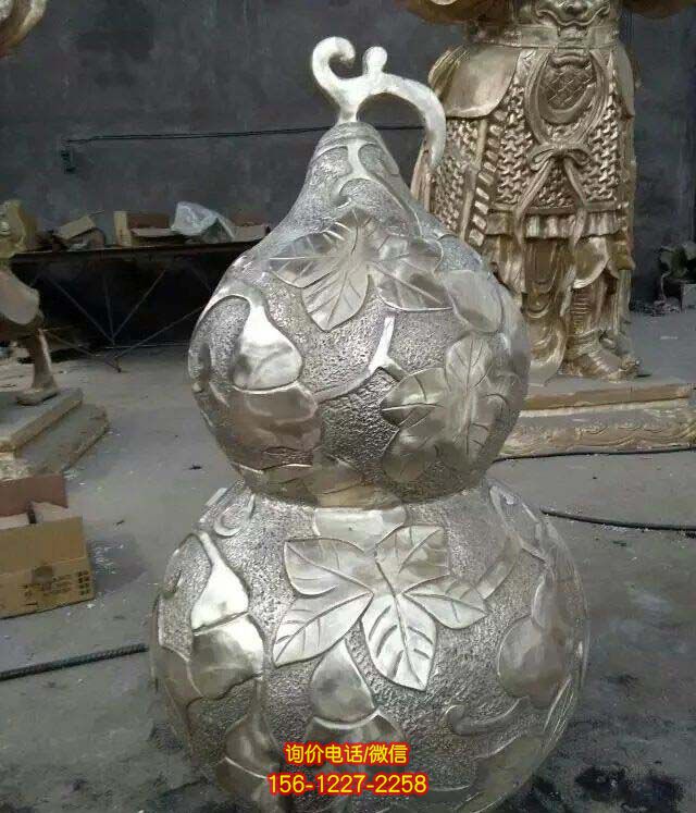 招財鎮宅銅雕葫蘆雕塑