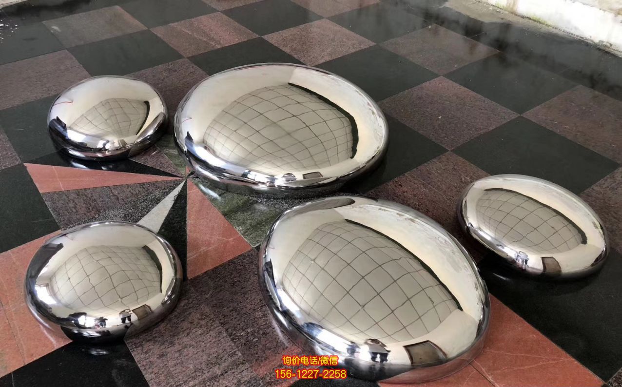 鏡面不銹鋼創意抽象草坪售樓處藝術擺件 鏡面不銹鋼創意抽象草坪售樓處藝術擺件