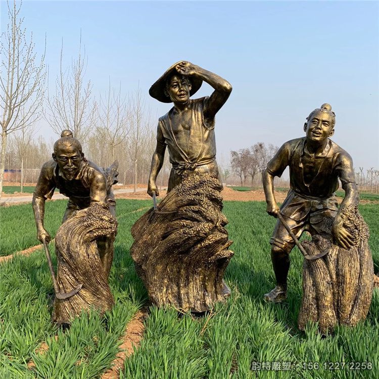 農耕雕塑65