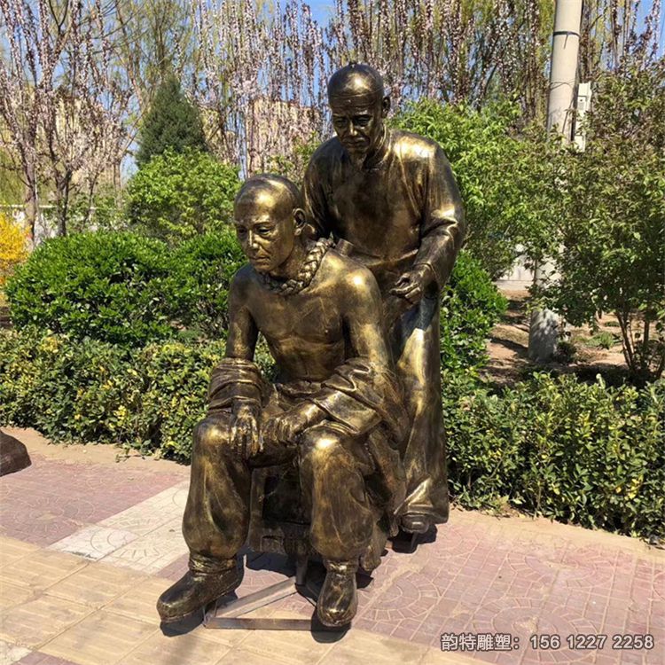 中醫拔罐雕塑06