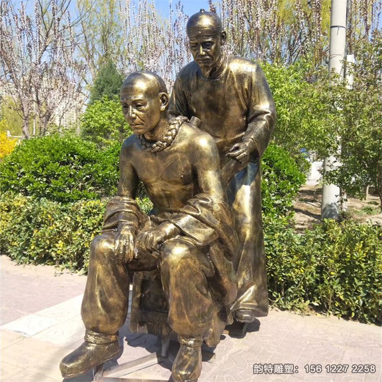 中醫拔罐雕塑05