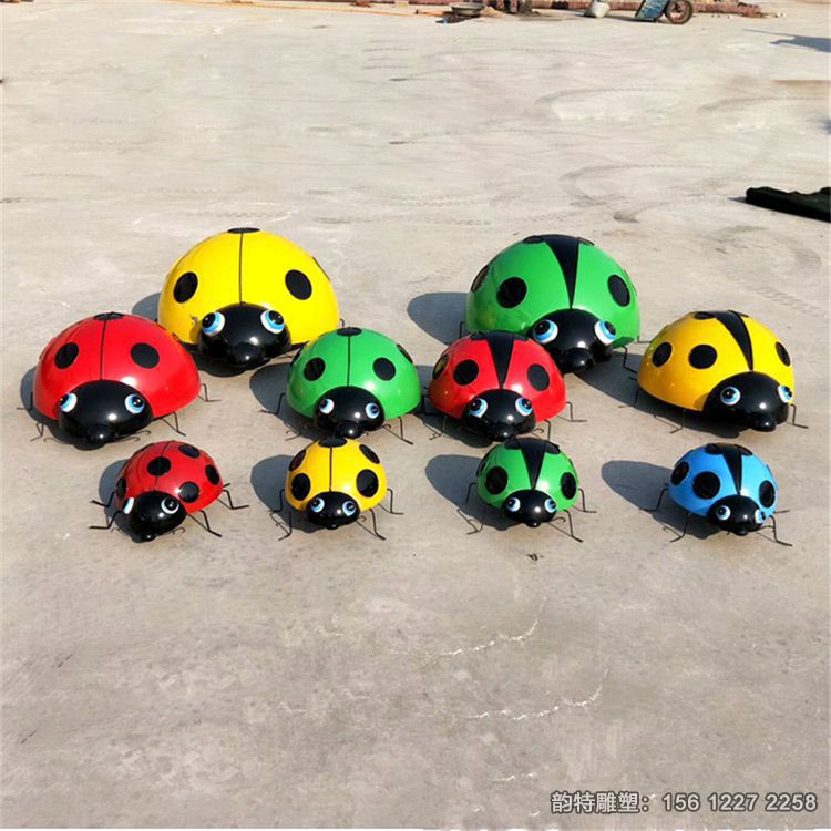 公園七星瓢蟲雕塑，大型瓢蟲雕塑加工廠
